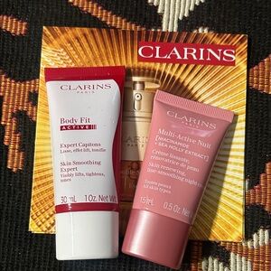 Clarins Red and Pink Skincare Duo